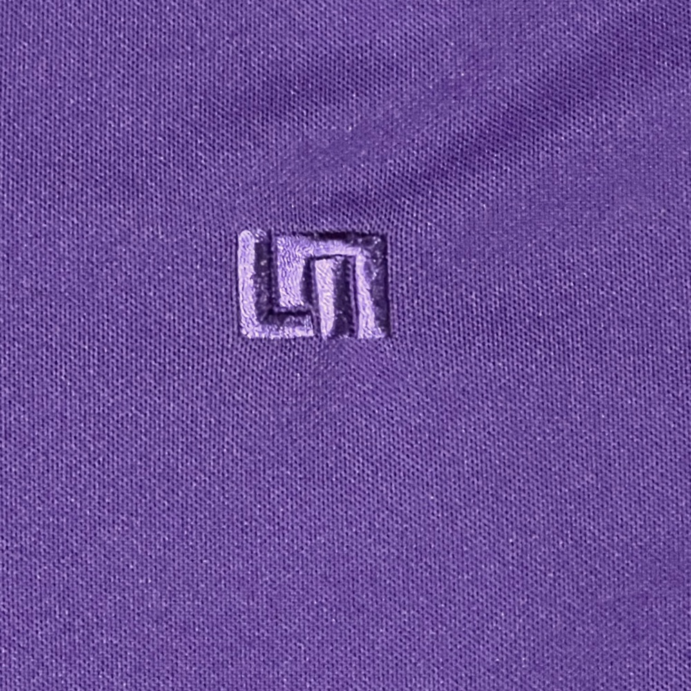 LoudMouth Golf Apparel, Mens Essential Polo, Purple, Large, EUC - Picture 3 of 5